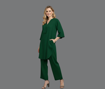Green Forest Cotton Co-ord Set