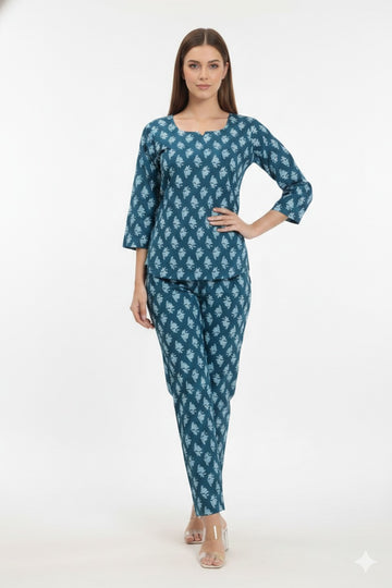 The Azure Motif Suit